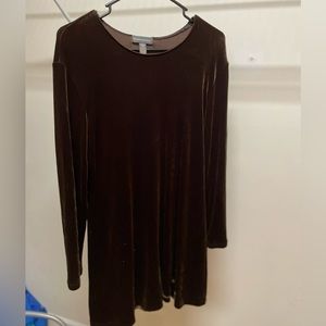 Banana Republic Long Sleeve Velvet Dress